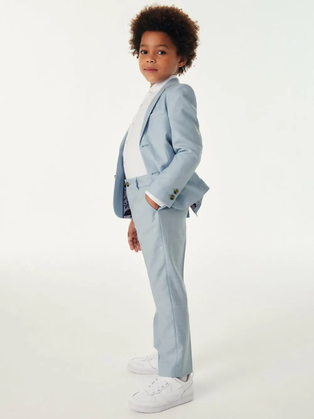 Hot Baker by Ted Baker Suit Trousers Light Blue