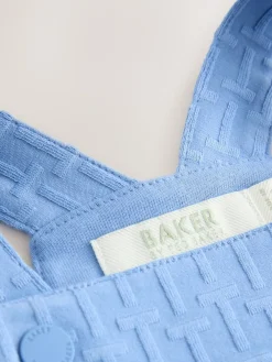 Baker by Ted Baker 'T' Texture Dungaree and Polo Shirt Set^BOY Dungarees