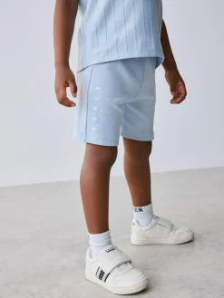 Sale Baker by Ted Baker Textured Polo Shirt and Shorts Set Blue