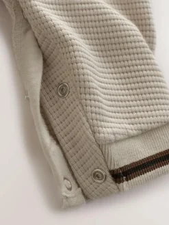 Baker by Ted Baker Textured Long Sleeve Romper^ Rompers & Overalls