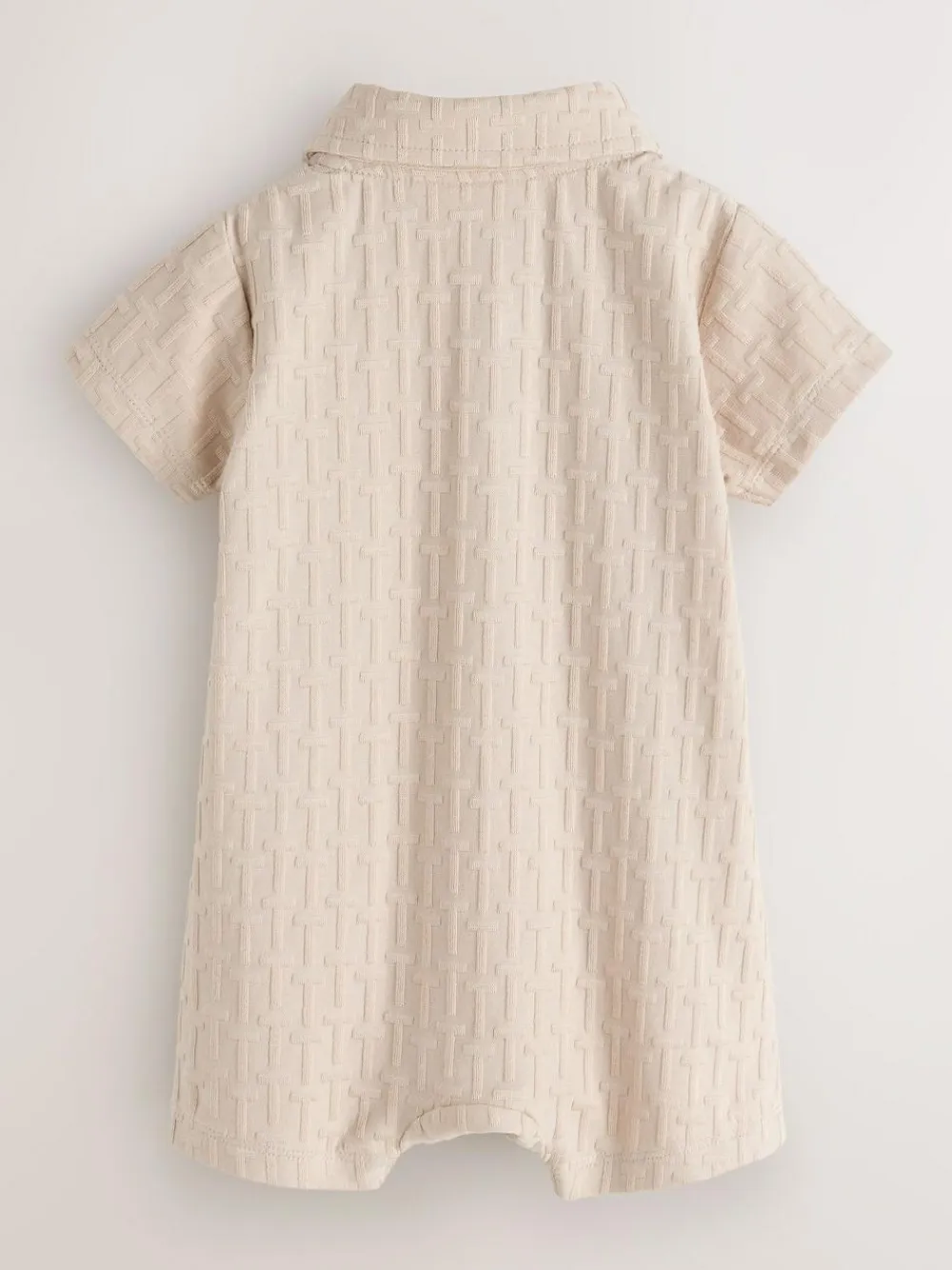 Best Baker by Ted Baker Textured Romper and Hat Set Stone