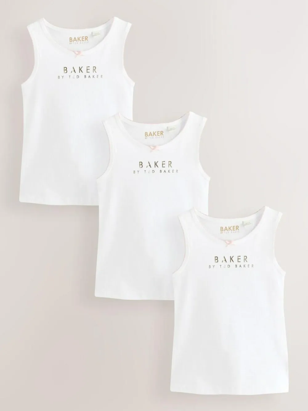 Best Baker by Ted Baker Vests 3 Pack White