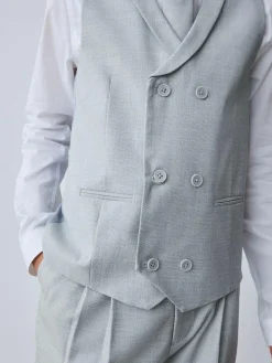 Discount Baker by Ted Baker Waistcoat, Shirt And Tie Set Grey