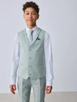 Baker by Ted Baker Waistcoat, Shirt And Tie Set Green