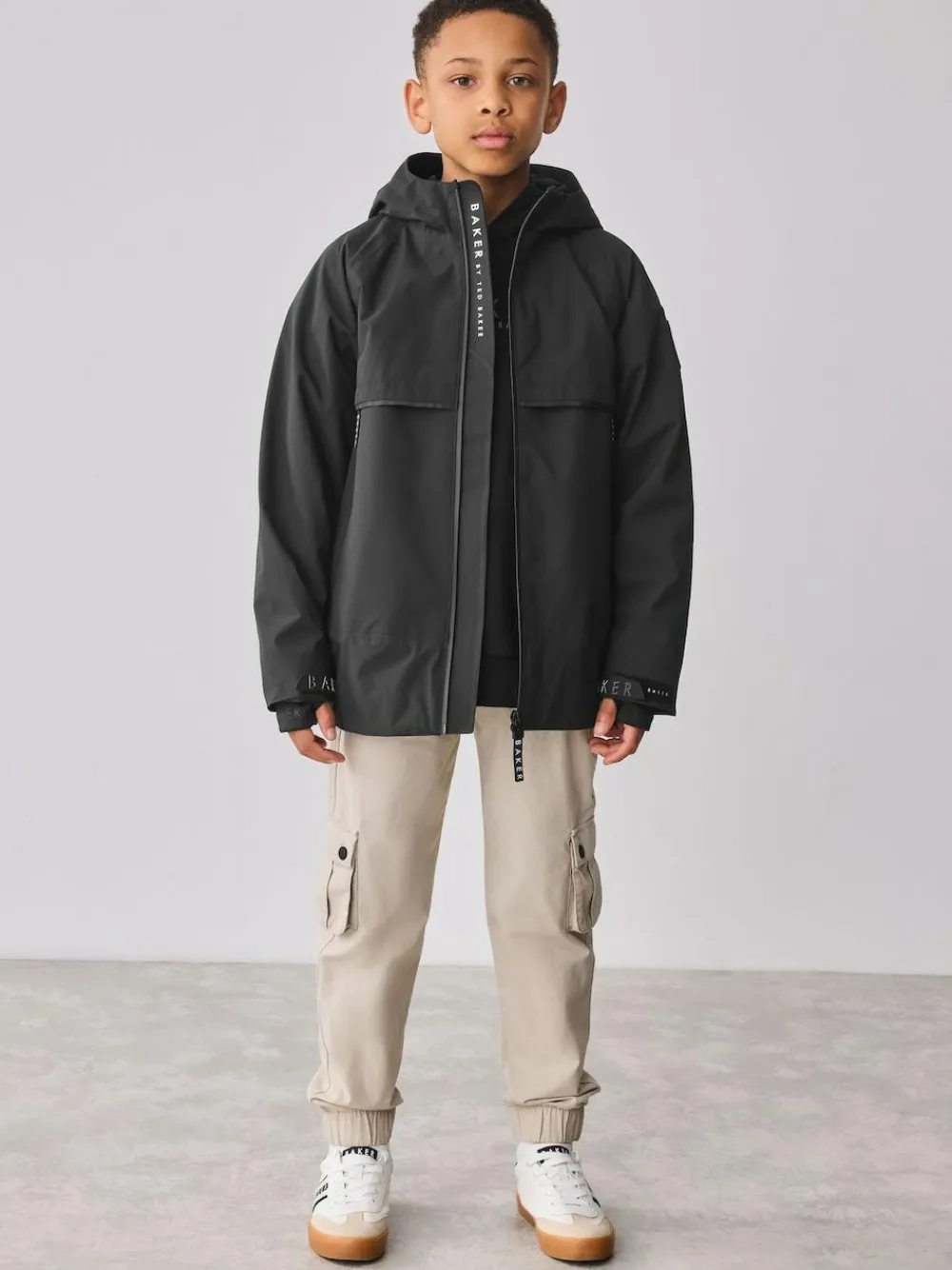 Baker by Ted Baker Waterproof Fleece Lined Coat^BOY Coats & Jackets|Snowsuits & Coats