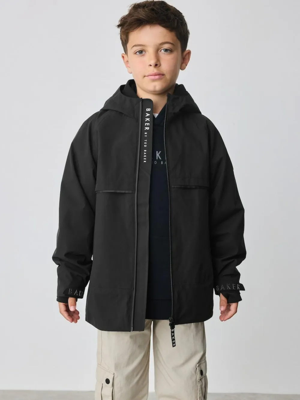 Baker by Ted Baker Waterproof Fleece Lined Coat^BOY Coats & Jackets|Snowsuits & Coats