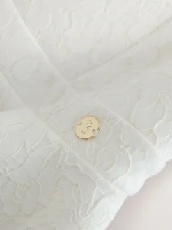 Sale Baker by Ted Baker White Lace Bow Scuba Dress