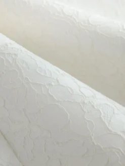 Sale Baker by Ted Baker White Lace Bow Scuba Dress