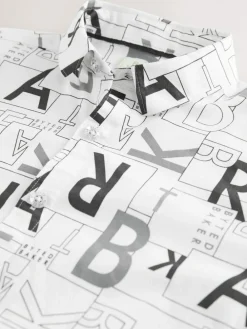 Baker by Ted Baker White Printed Shirt^BOY Shirts