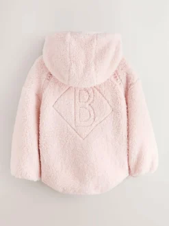 Baker by Ted Baker Zip-Through Hooded Borg Fleece Jacket^ Sweatshirts & Hoodies|Jackets & Coats