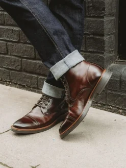 Base London Plymouth Toe Cap Boot^ Boots|Boots