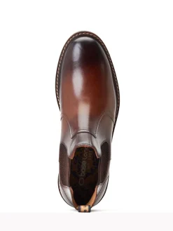 Base London Burnt Brown Bloom Pull On Chelsea Boots^ Boots|Boots