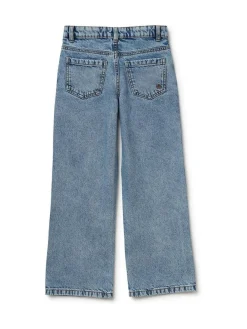 Benetton Blue Emebellished Straight Fit Jeans^ Jeans