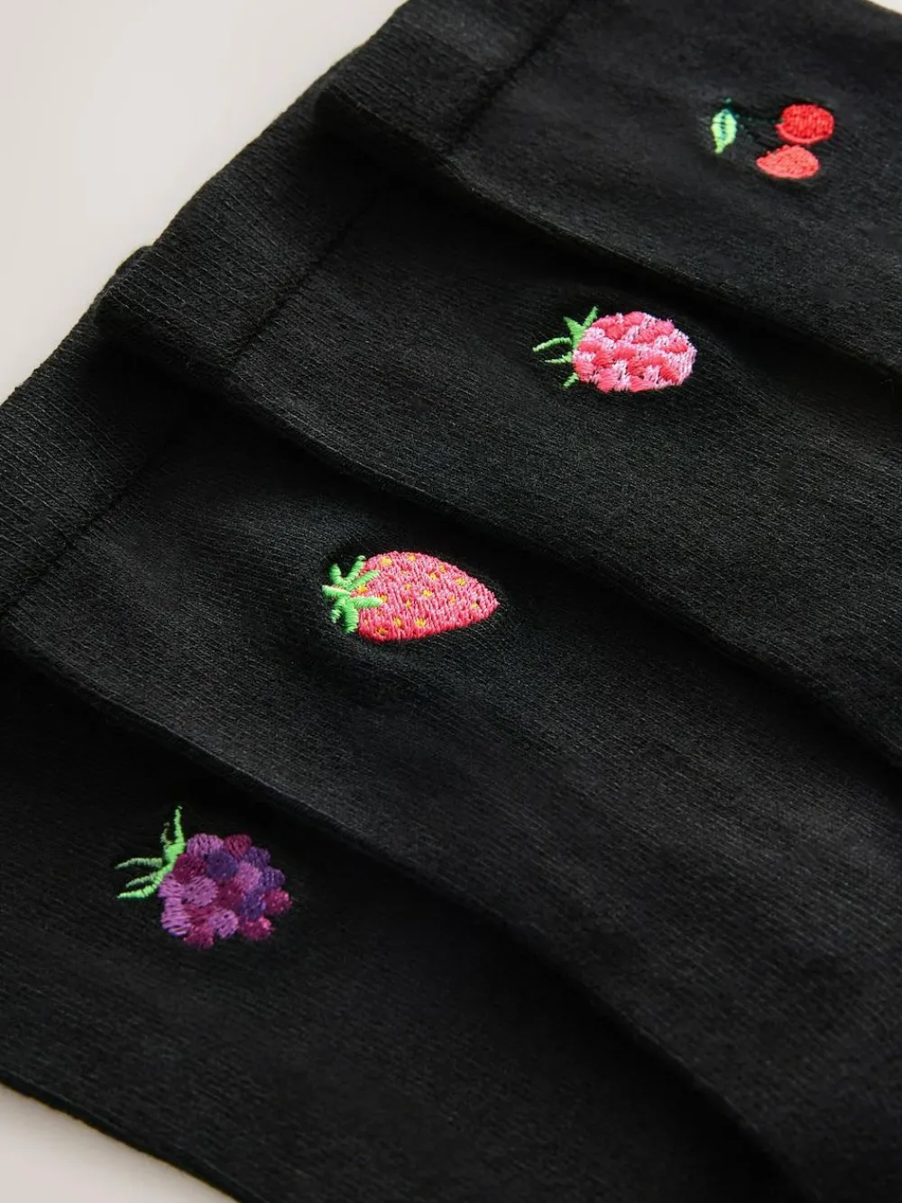 Next Berries Embroidered Motif Ankle Socks 4 Pack^Women Socks & Tights