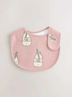 Next Berry Pink Food Character Baby Bibs 3 Pack^ Bibs|Newborn Accessories