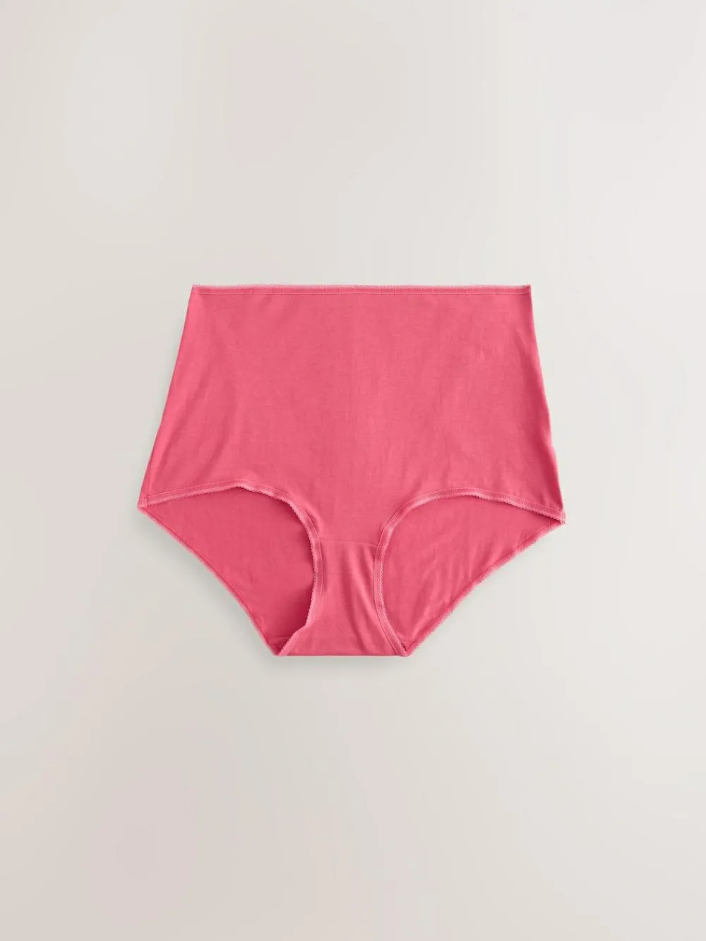 Next Berry Pink Full Brief Cotton Rich Knickers 5 Pack^Women Panties