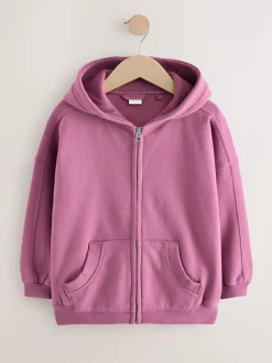 Next Berry Pink Zip Through Hoodie (3-16yrs)^ Sweatshirts & Hoodies