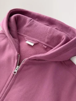 Next Berry Pink Zip Through Hoodie (3-16yrs)^ Sweatshirts & Hoodies
