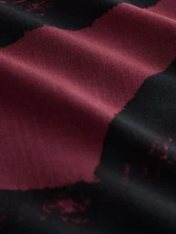 Next Berry Red N Swirl Square Lightweight Scarf^Women Hats, Gloves & Scarves|Hats, Gloves & Scarves