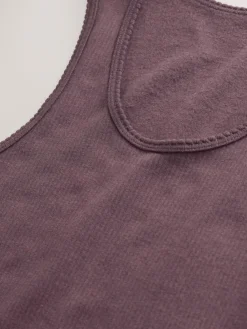 Discount Next Thermal Maximum Warmth Cosy Ribbed Vest Berry