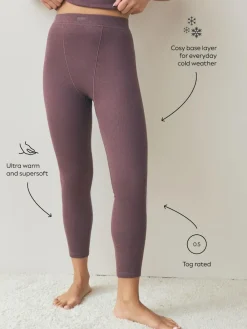 Next Thermal Maximum Warmth Cosy Ribbed Legging Berry