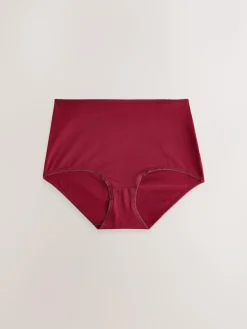 Online Next Full Brief Cotton Rich Knickers 7 Pack Berry/Pink