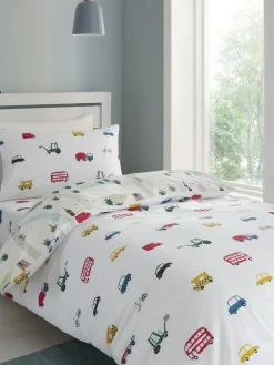 Bianca White Cotton Transport Duvet Cover Set^ Branded Bedlinen