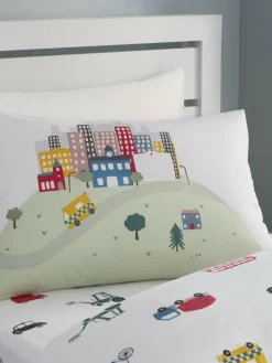 Bianca White Cotton Transport Duvet Cover Set^ Branded Bedlinen