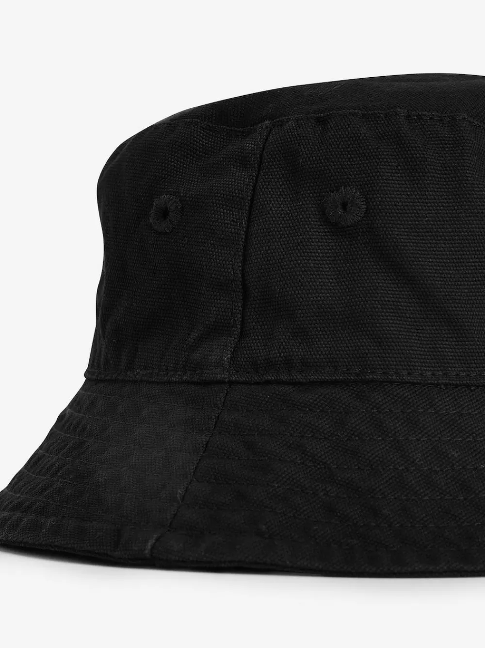 New Next 100% Cotton Canvas Bucket Hat (3mths-16yrs) Black