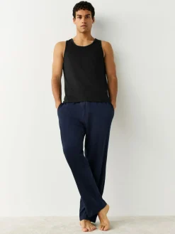 Hot Next 100% Cotton Layering Vests 5 Pack Black