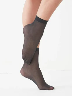 Outlet Next 20 Denier Ankle Socks 5 Pack Black