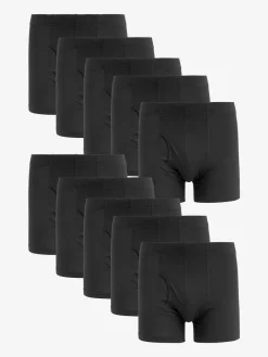 Next Black 10 pack A-Front Boxers^ Underwear|Underwear
