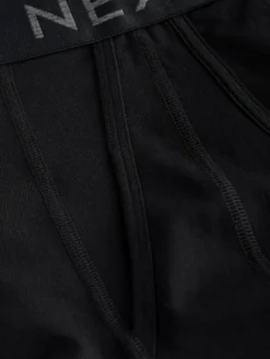 Next Black 5 Pack A-Front Cotton Rich Boxers^ Underwear|Underwear