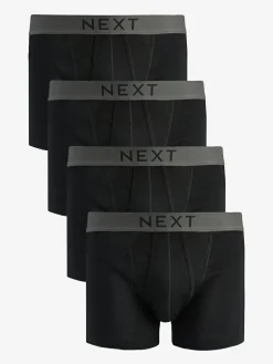 Next 4 pack A-Front Pure 100% Cotton Boxers^ Underwear|Underwear