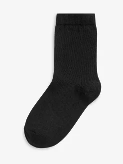 Clearance Next 7 Pack Cotton Rich Socks Black