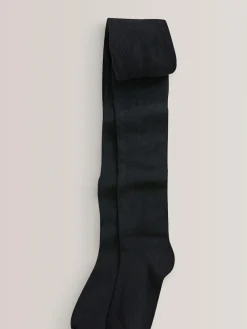 Clearance Next 5 Pack Cotton Rich School Tights Black
