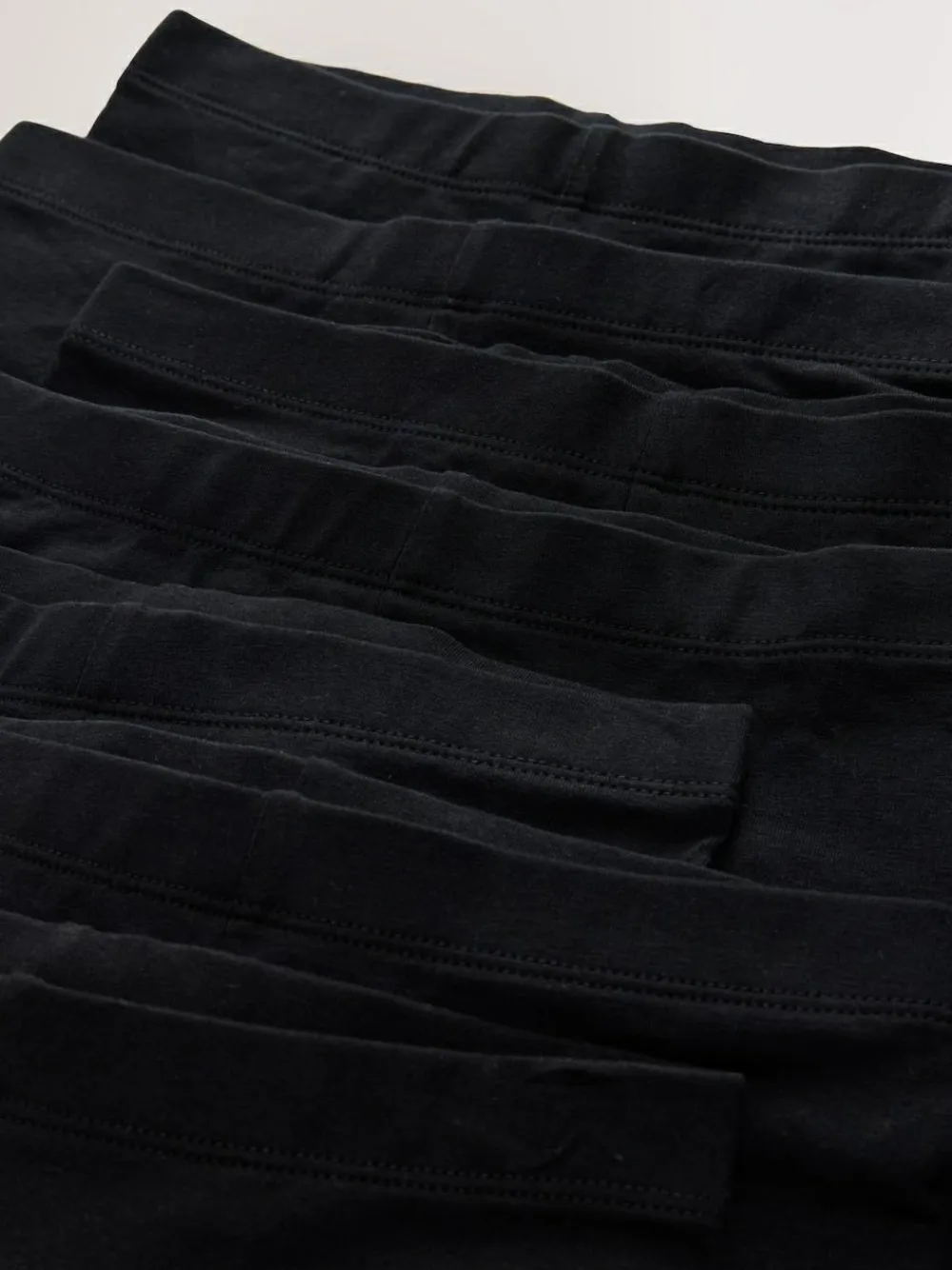 Next Black 7 Pack Cotton Rich Stretch Cycle Shorts (3-16yrs)^ Shorts & Skirts