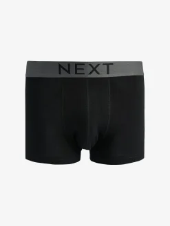 Hot Next 4 pack Hipster 100% Cotton Boxers Black