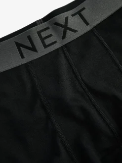 Hot Next 4 pack Hipster 100% Cotton Boxers Black