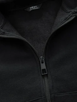 Next Black 1 Pack Plain Zip Through Hoodie (3-16yrs)^BOY Sweatshirts & Hoodies