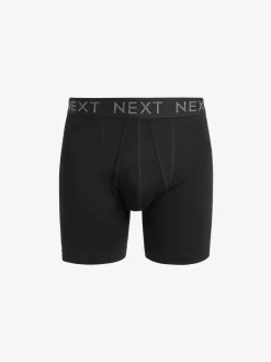 Next Black 10 pack Sports Longer Length A-Front Boxers