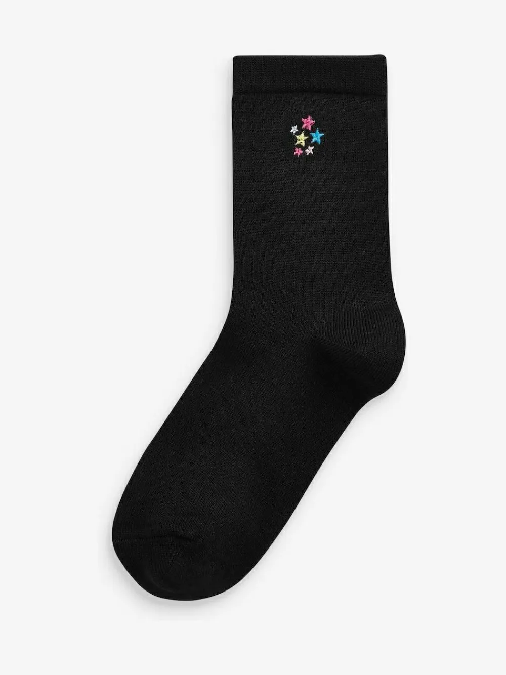Next Black 5 Pack Unicorn Embroidered Ankle Socks^ Socks & Tights|Socks & Tights