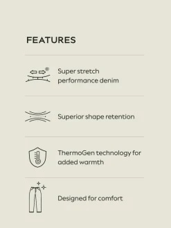 Next Black - ThermoGen Straight Fit Motionflex Jeans^ Jeans|Jeans