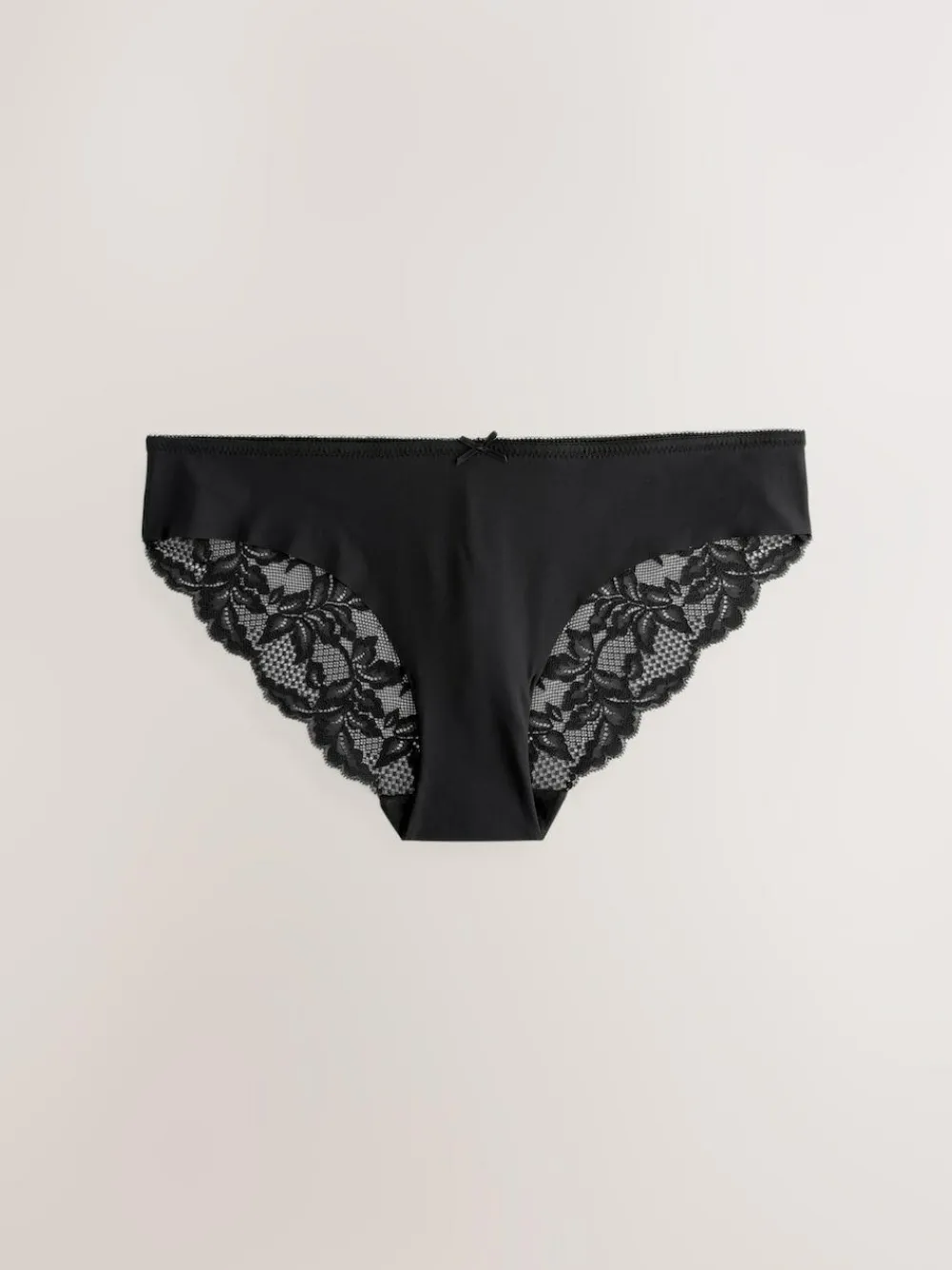 Outlet Next Brazilian No VPL Lace Back Briefs 5 Pack Black / White / Praline Nude