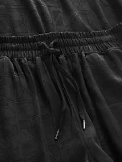 Discount Next Black Abstract Viscose Vest Pyjamas