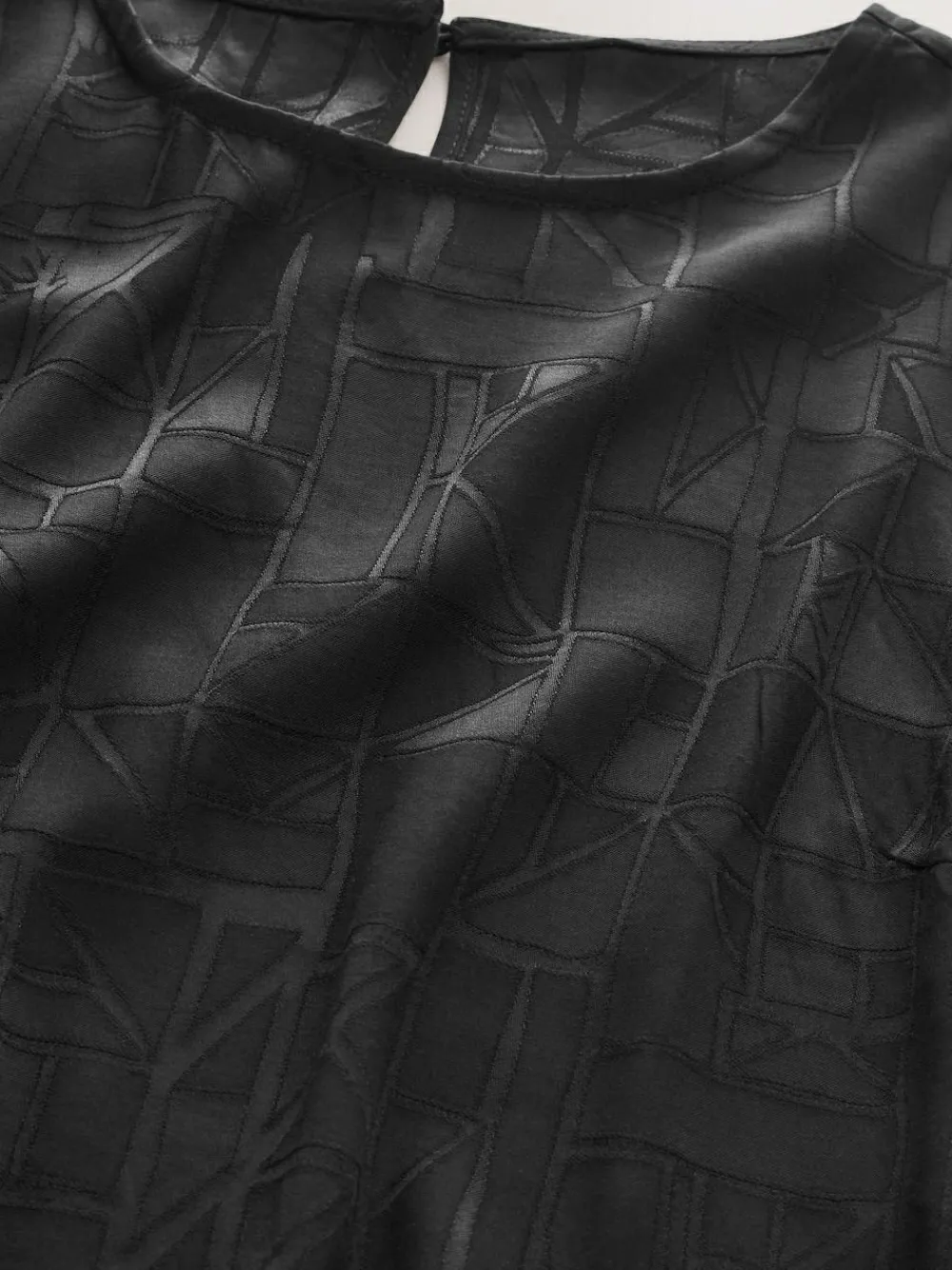 Discount Next Black Abstract Viscose Vest Pyjamas