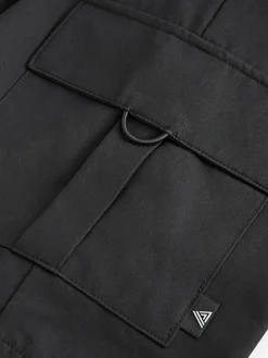 New Next Active Cargo Gym Training Shorts Black