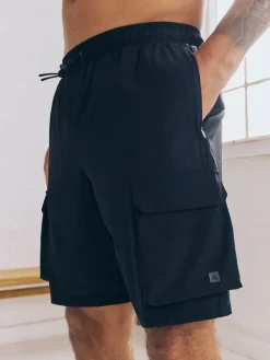 Next Active Cargo Gym Training Shorts Black