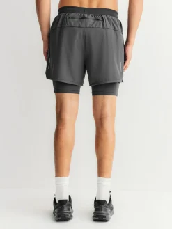 New Next Black Active 2-In-1 Shorts 2 Pack