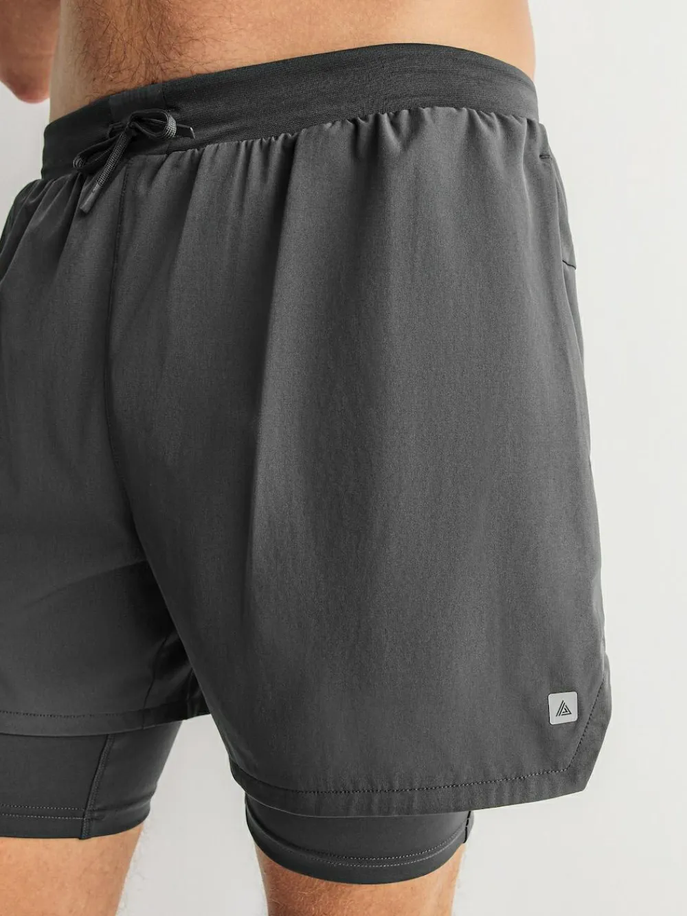 New Next Black Active 2-In-1 Shorts 2 Pack